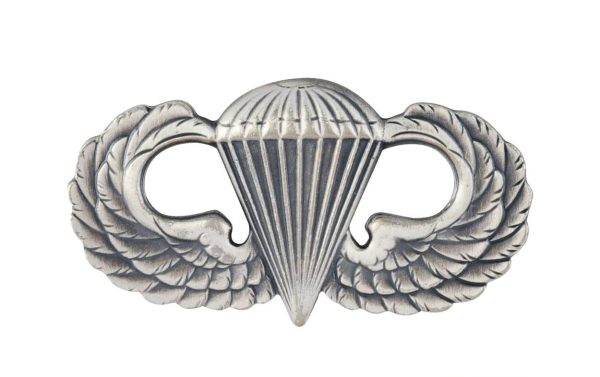 US Army Fallschirmspringer Metall Abzeichen