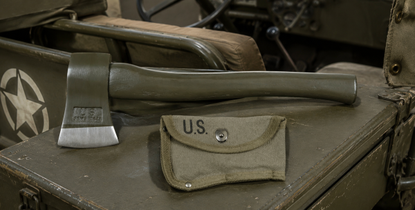 US Army Axt M-1910, mit Hülle (Repro)