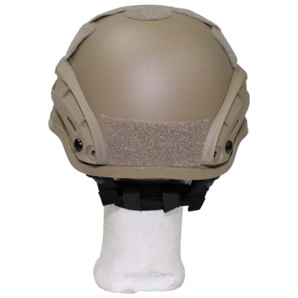 MICH 2002 Helm mit NVG-Mount und Siderails coyote tan
