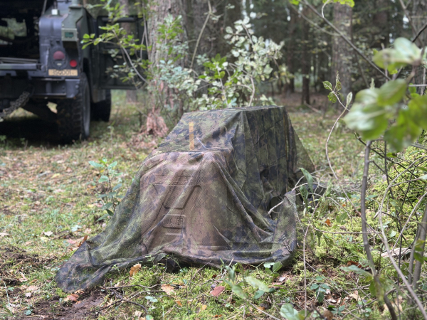 AB Utility Mesh Fabric IR Skarpo 140 x 140 cm M05 Woodland