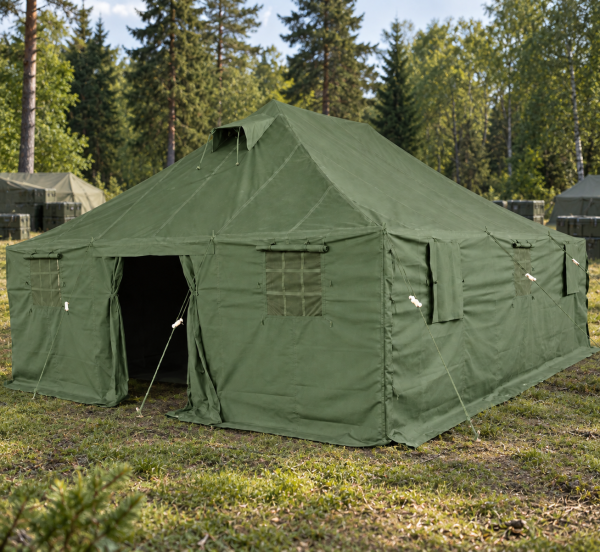 Mannschaftszelt 6 x 5 m NATO oliv