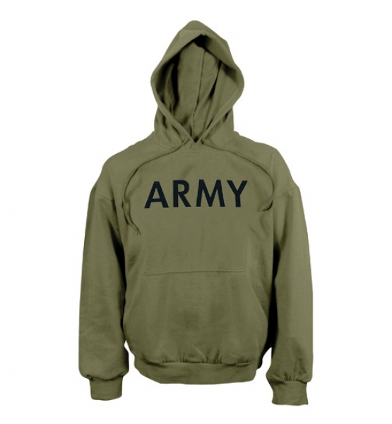 ARMY OLIVE DRAB HOODED PULLOVER SWEATSHIRTS