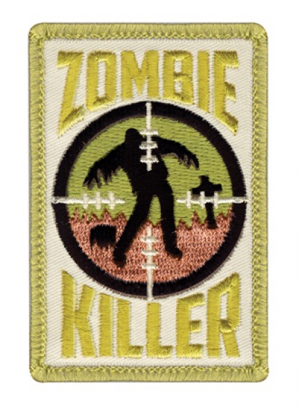 ZOMBIE KILLER PATCH WITH HOOK BACK