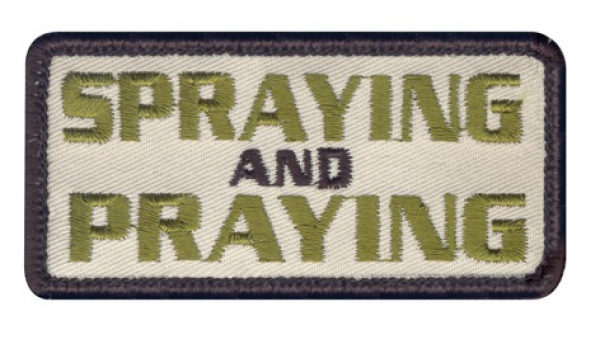 SPRAYING / PRAYING PATCH WITH HOOK BACK