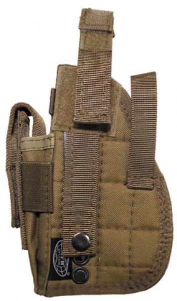 Pistolenbeinholster Molle coyote
