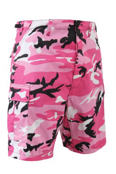 BDU SHORT - PINK CAMO