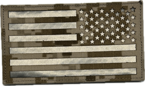 AOR1 US Flag Reverse IR Velcro patch