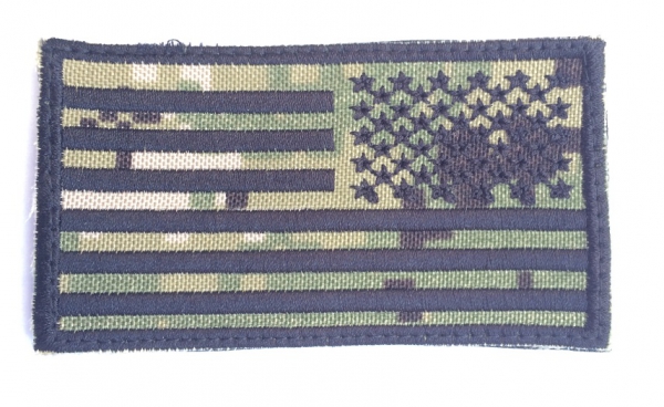 US NAVY American Flag Reverse AOR2 Velcro