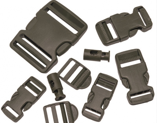 BUCKLE SET 9 teilig oliv