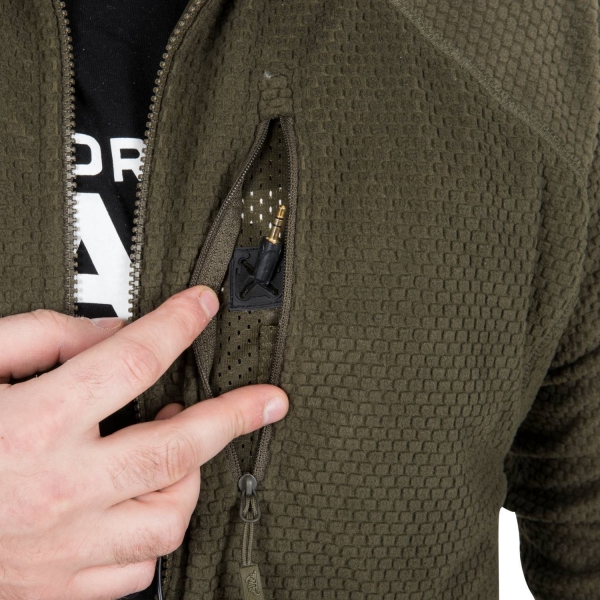 Helikon-Tex ALPHA TACTICAL Jacket Grid Fleece Navy Blue