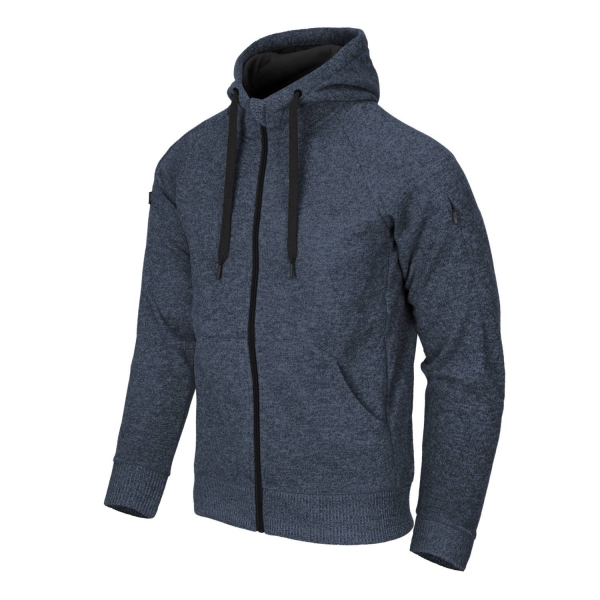 Helikon-Tex Covert Tactical Hoodie (FullZip)® - Melange Blue