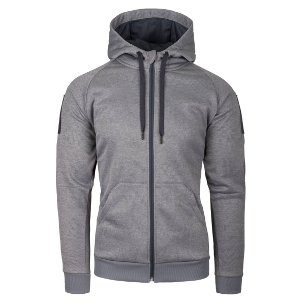 Helikon Tex Urban Tactical Hoodie Lite (FullZip)® Grey Melange
