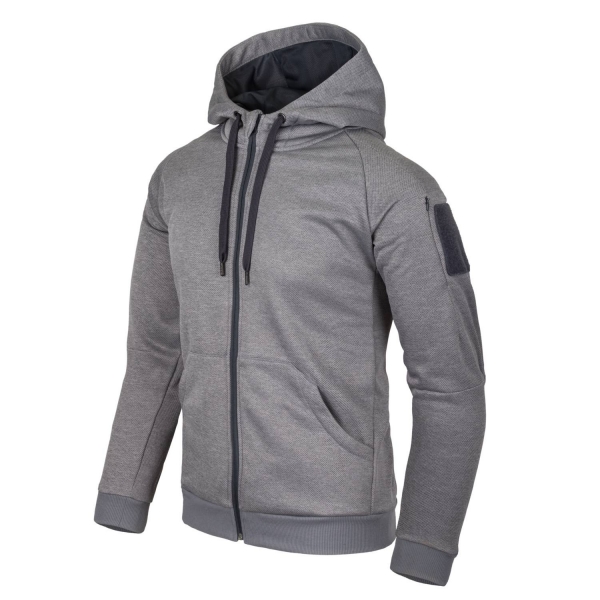 Helikon Tex Urban Tactical Hoodie Lite (FullZip)® Grey Melange