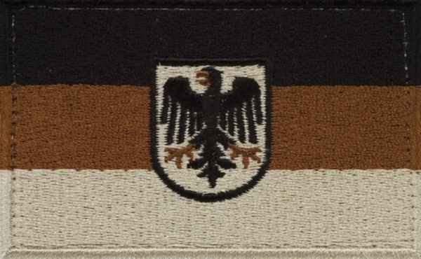 BRD Hoheitsabzeichen Adler Sand mit Klettband Groß desert