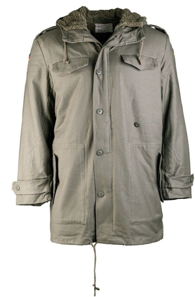 BW Parka mit Futter Steingrau Oliv