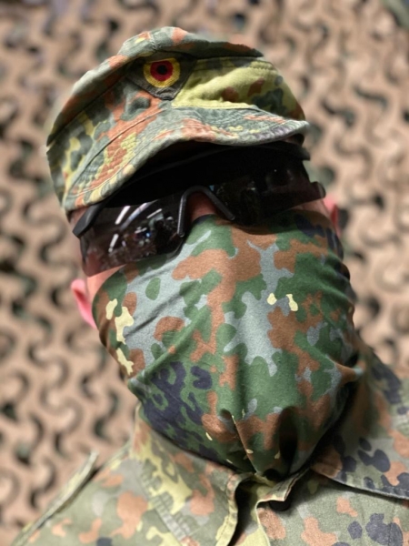 BW Halstuch Flecktarn (Spuck- und Rotzbremse)