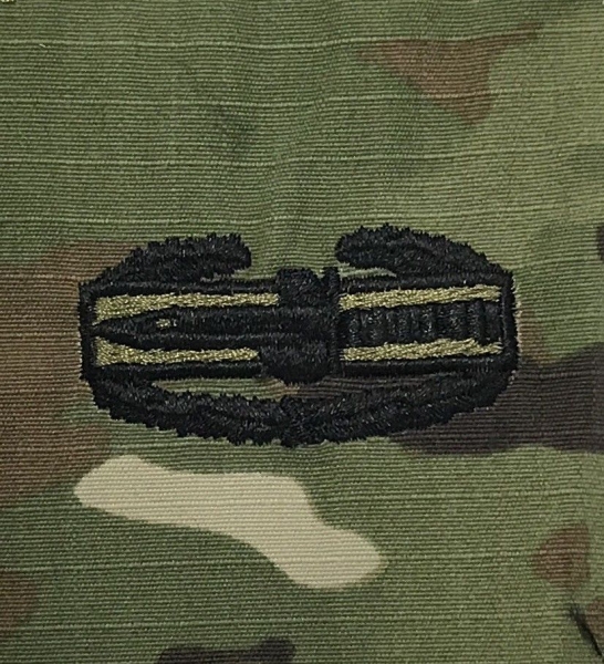 US Army CAB Combat Action Multicam Scorpion OCP Badge