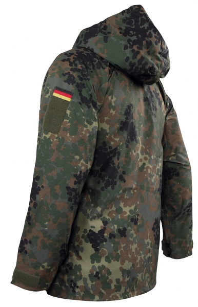 NEU Bundeswehr Jacke Nässeschutz mit Fleece Feldjacke Regenjacke Armee Parka 