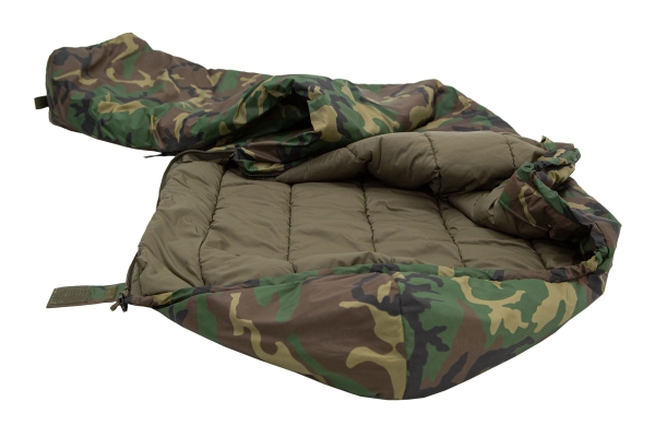 Carinthia Schlafsack Tropen US Woodland Camouflage
