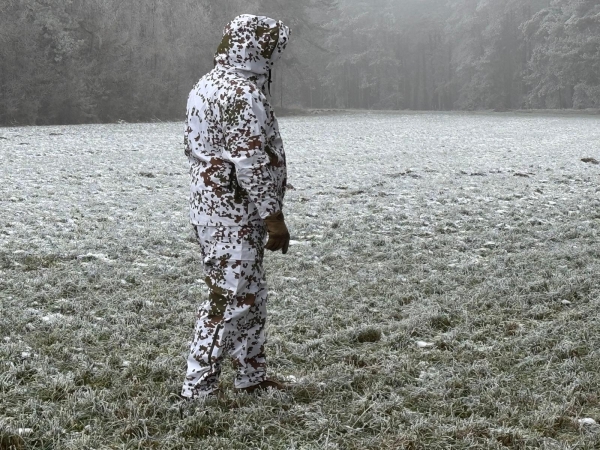 Snow Camo ECWCS Cold Weather Regenjacke mit Kapuze