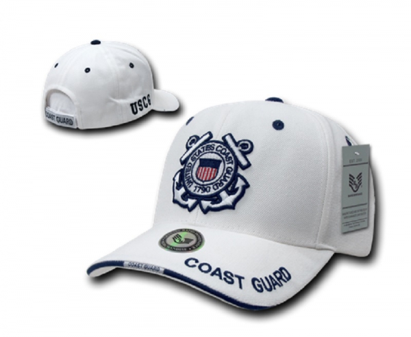 US COAST GUARD White Military Baseball Mütze