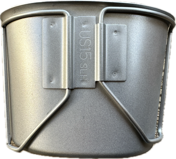 US Army Water Canteen Cup Edelstahl Becher