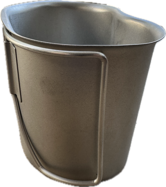 US Army Water Canteen Cup Edelstahl Becher