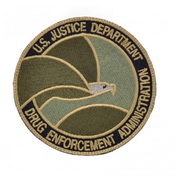 DEA Drug Enforcement Administration Velrco patch Camo