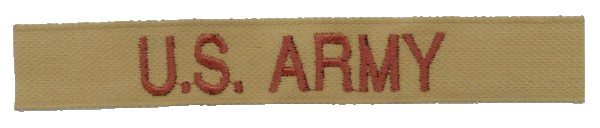 U.S.ARMY DCU Desert Uniform Tab Abzeichen