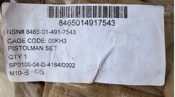 US Army Genuine Issue Dcu Molle II Pistolman Set Taschen Set 3 color Desert Camo