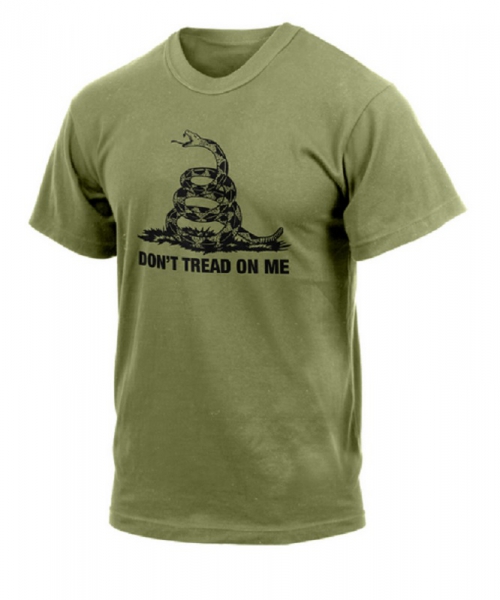 Don't Tread On Me Vintage shirt od green