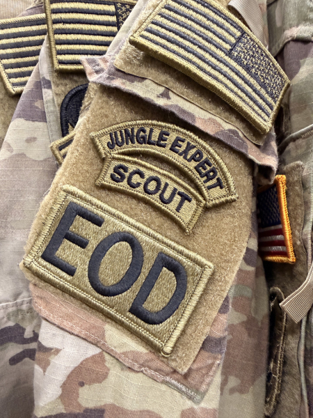 US Army EOD EXPLOSIVE ORDNANCE DISPOSAL OCP patch