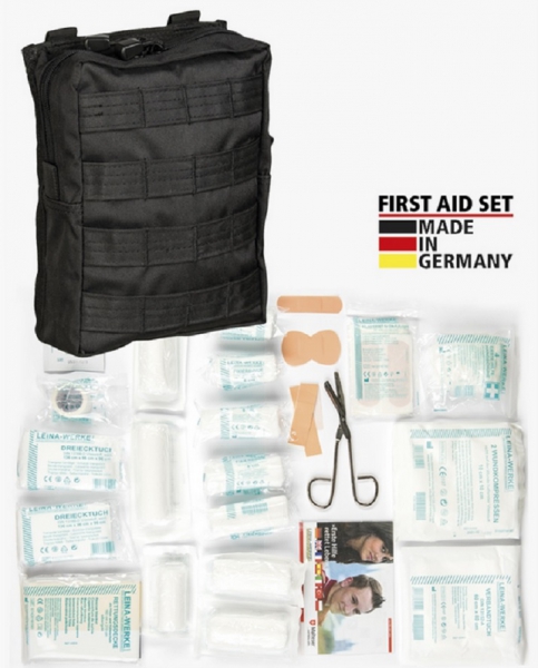 FIRST AID SET LEINA 43 teilig BLACK