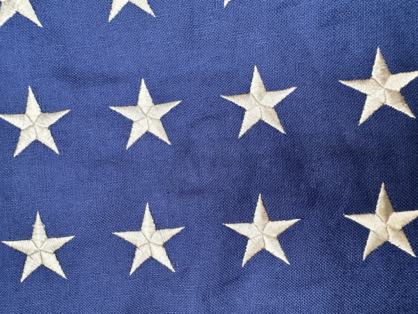 USA COTTON FLAGGE US VINTAGE 90X150CM 50 STARS