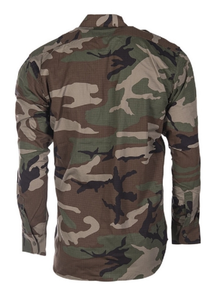 US FELDHEMD 1/1 ARM woodland camouflage