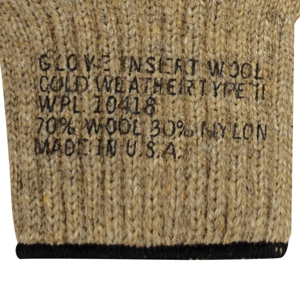 US Army Fingerless Wool Gloves Coyote