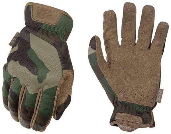 Mechanix Fastfit Handschuhe Woodland Camouflage