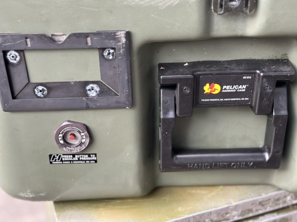 US Army Pelican Hardigg Trolley Case