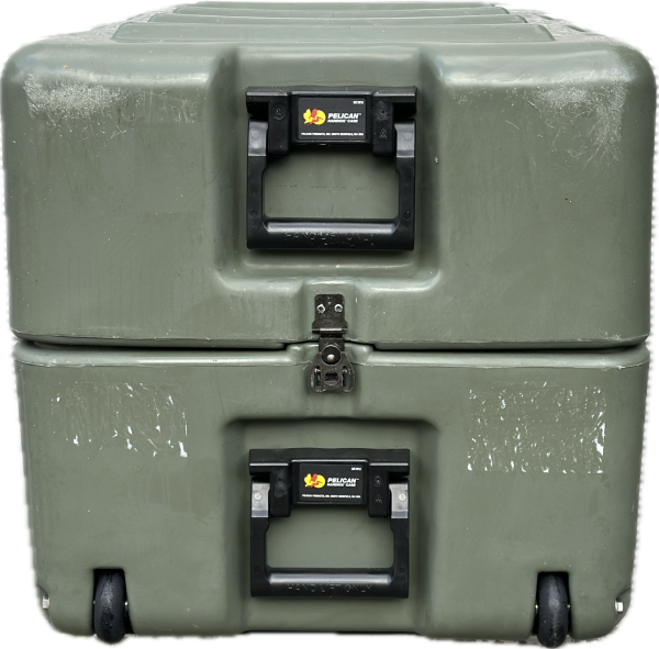 US Army Pelican Hardigg Trolley Case