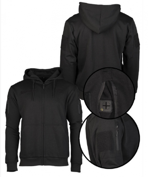 TACTICAL KAPUZENJACKE BLACK
