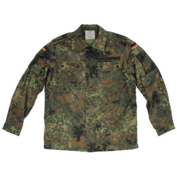 Bundeswehr Heisswetter Vektorenschutz Fleckbluse Feldjacke Jacke Shirt