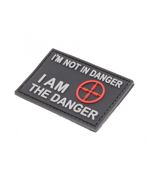 I´M NOT IN DANGER - I AM THE DANGER PVC Velcro patch