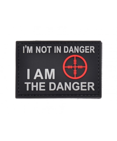 I´M NOT IN DANGER - I AM THE DANGER PVC Velcro patch