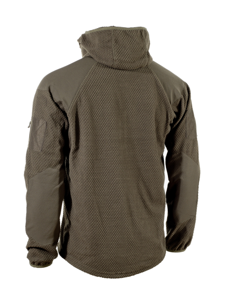 AB Fleece Hoodie Jacke Delta Oliv