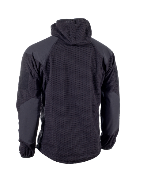 A. Blöchl Fleece Hoodie Jacke Delta Schwarz