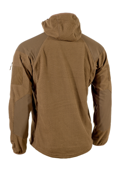 AB Fleece Hoodie Jacke Delta coyote
