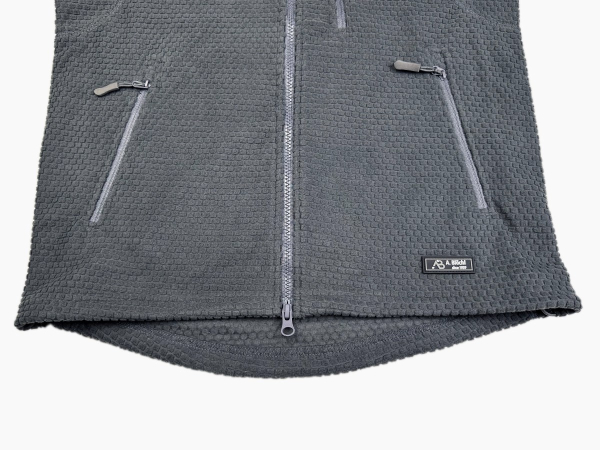 A. Blöchl Fleece Hoodie Jacke Delta Grey
