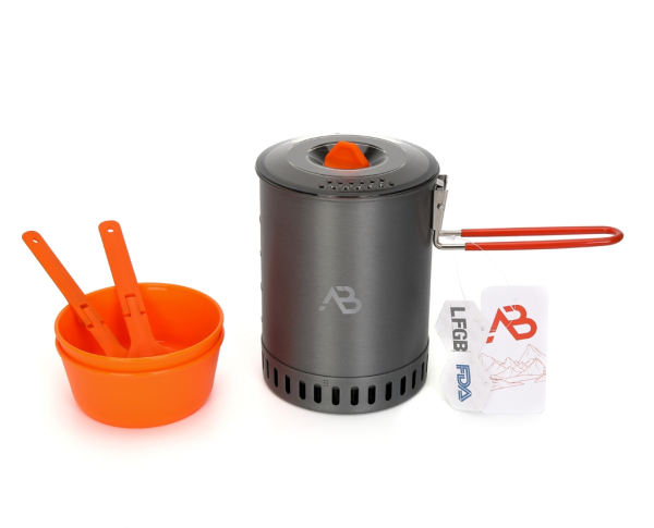 A. Blöchl ´Sage´ Kochtopf und Essgeschirr