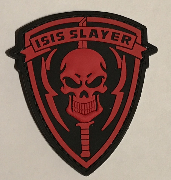 ISIS SLAYER Teschio PVC Velcro patch