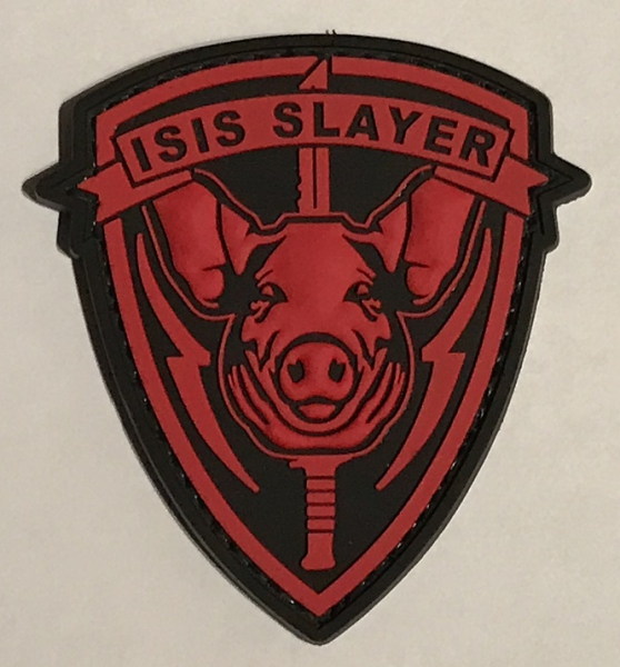 ISIS SLAYER Maiale PVC Velcro patch
